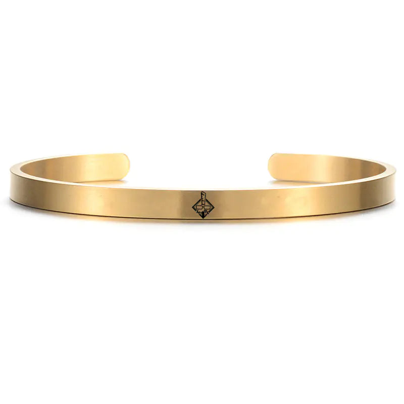 Gojo and Yuji Charm Bracelets Gold