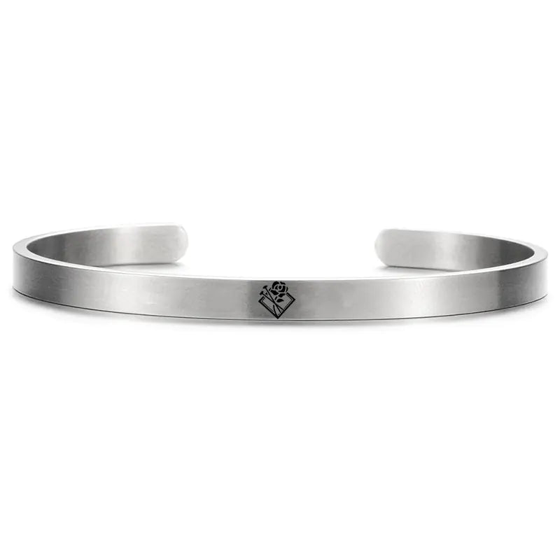 Gojo and Yuji Charm Bracelets Silver