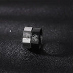 Stainless Steel Anime Ring - Black