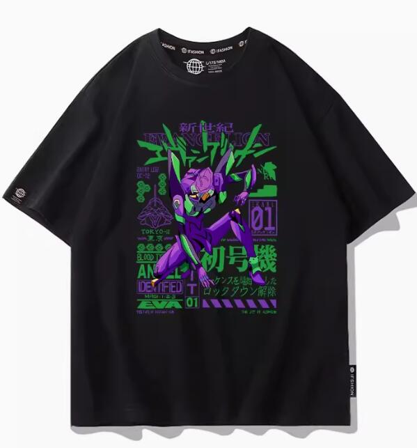 Anime Cartoon Print T-Shirt