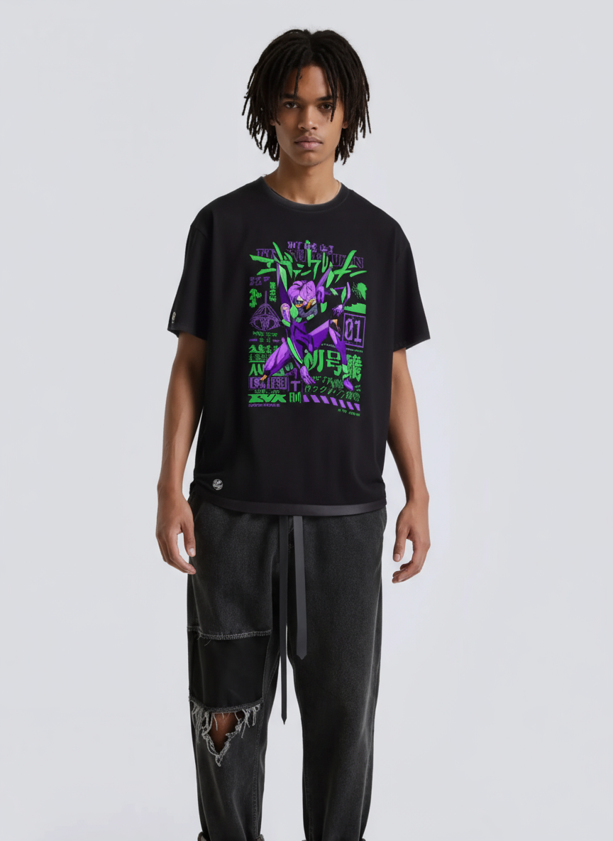 Anime Cartoon Print T-Shirt