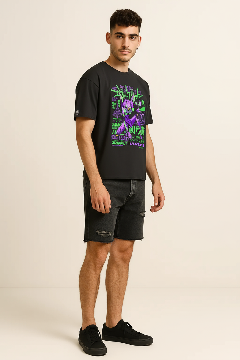 Anime Cartoon Print T-Shirt