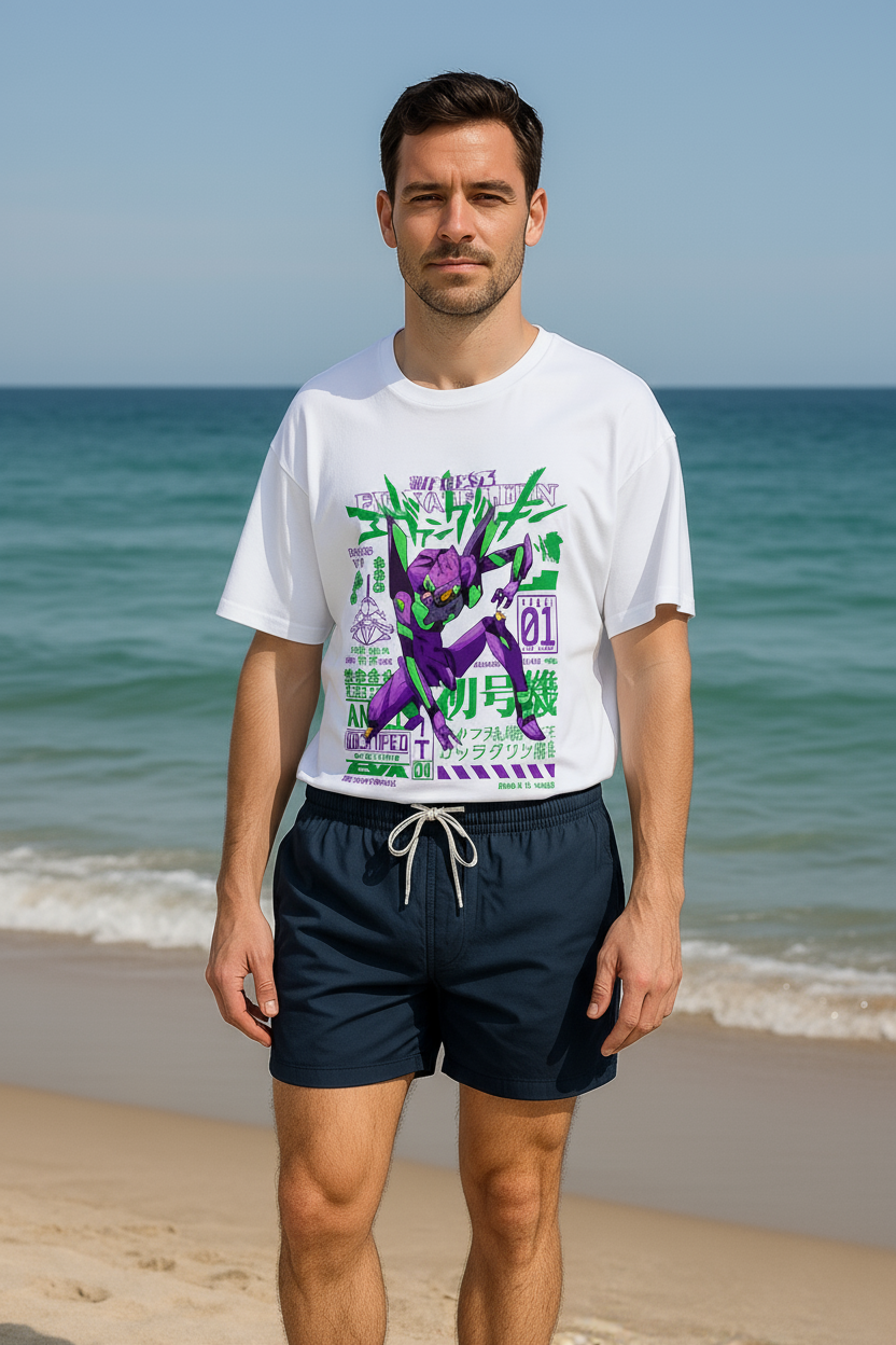 Anime Cartoon Print T-Shirt