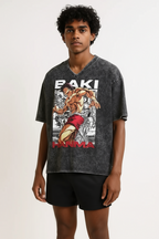 Hanma Strength Anime-Inspired Graphic T-Shirt