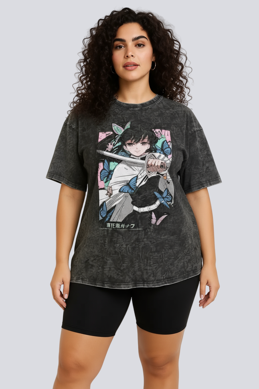 Anime Washed Tee Drop
