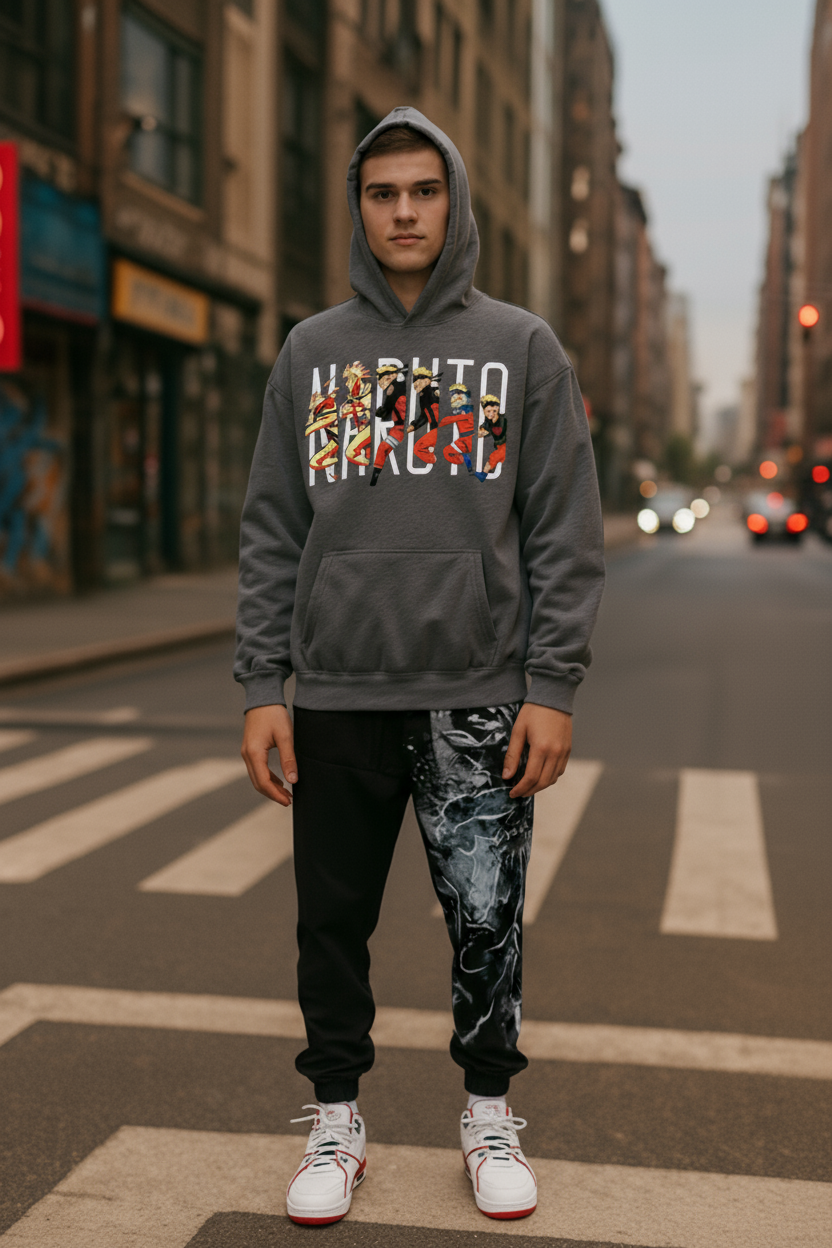  Autumn Anime Hooded Sweatshirt 