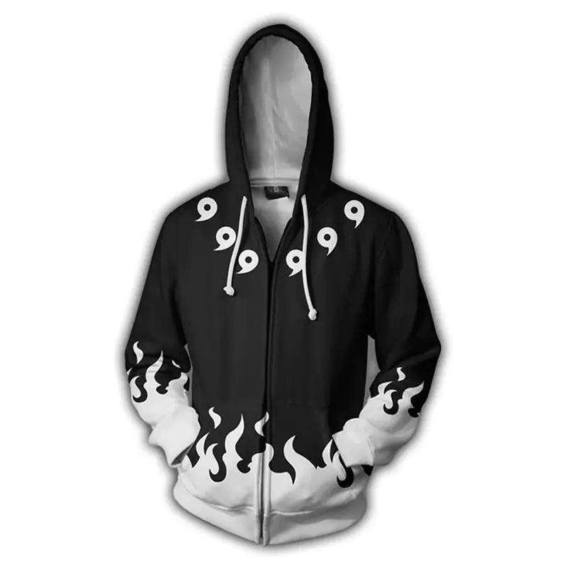 Black Whirlwind Seal Hoodie