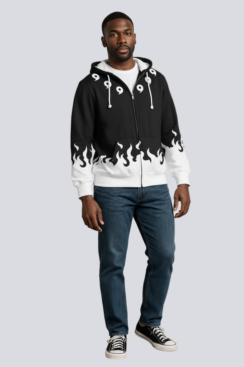 Black Whirlwind Seal Hoodie 