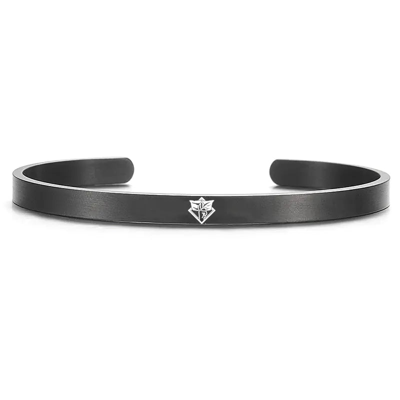 Gojo and Yuji Charm Bracelets Black 