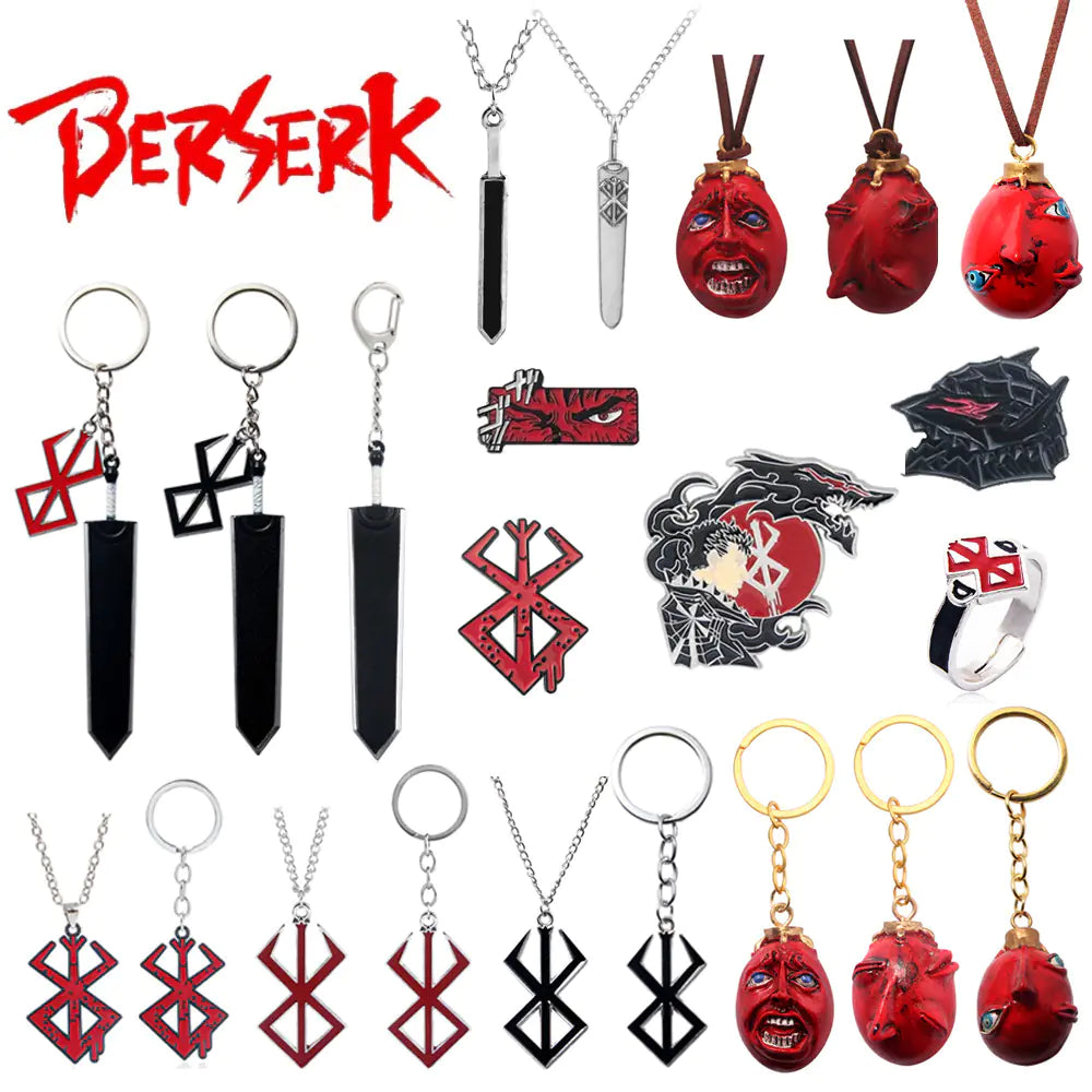 Windblade Pendant - Collection of 'Berserk' themed keychains and pendants 