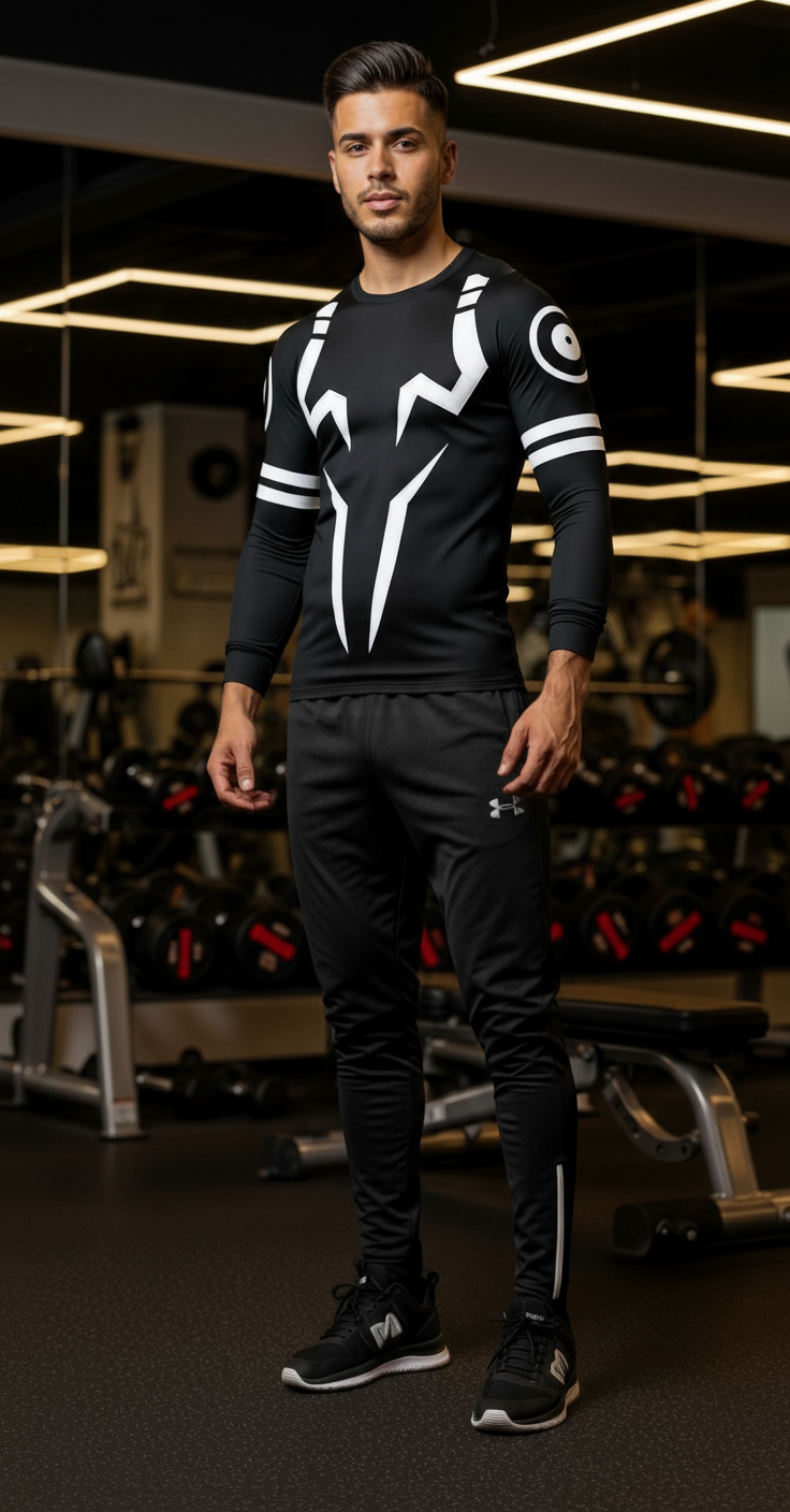 Cursed Energy Compression Gym Tee