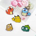 Mini Anime Brooch Pins Fun cosplay pin from Shonen Realm Apparel Set of colorful cartoon character pins 