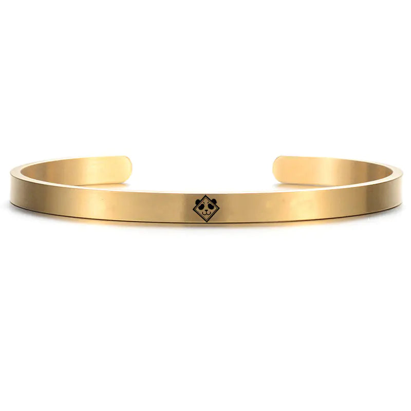 Gojo and Yuji Charm Bracelets Gold