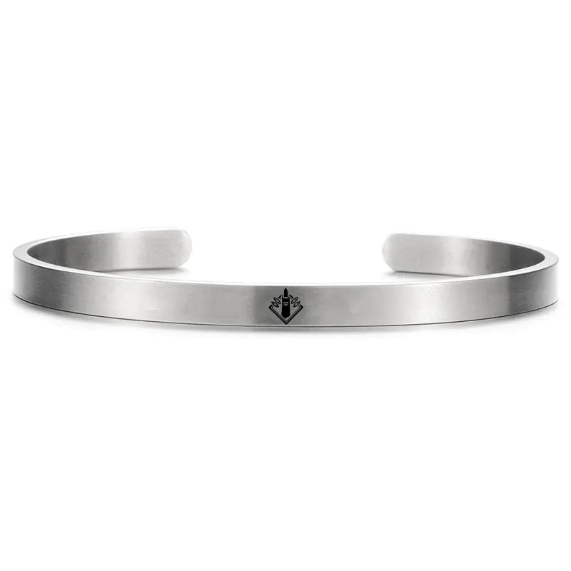 Gojo and Yuji Charm Bracelets Silver