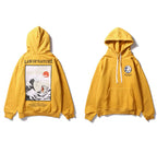 Japanese Street Retro Wave Hoodie