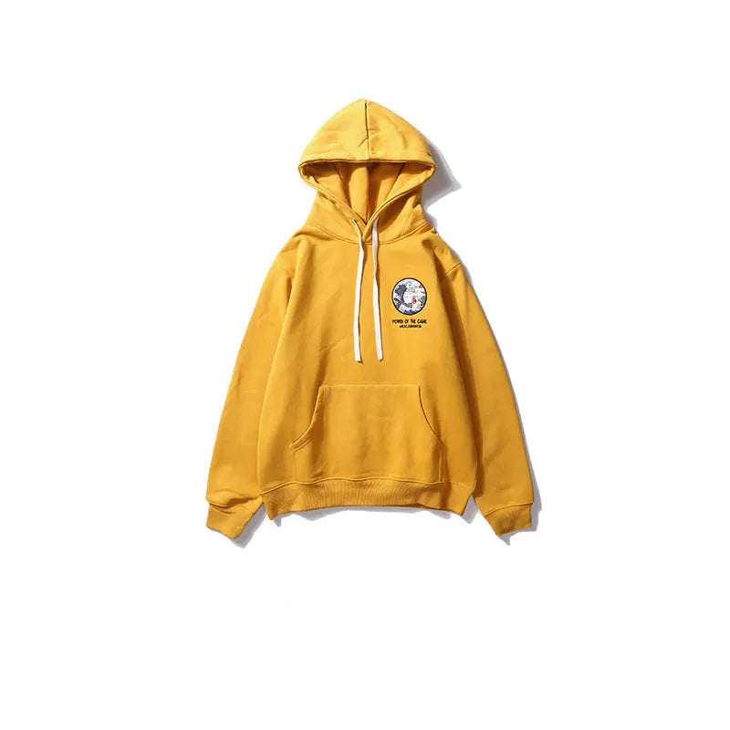 Japanese Street Retro Wave Hoodie
