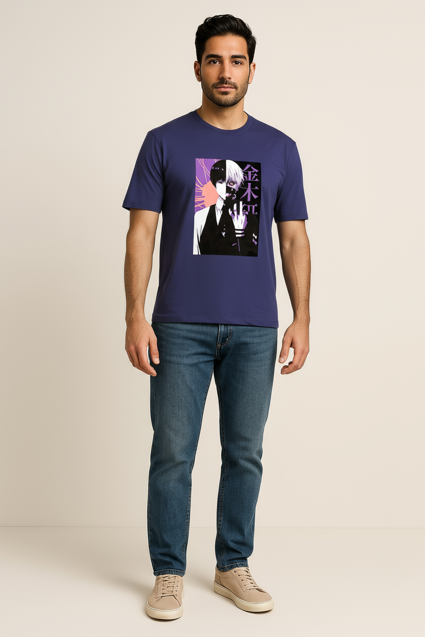 Kaneki Summer Street Tee Blue