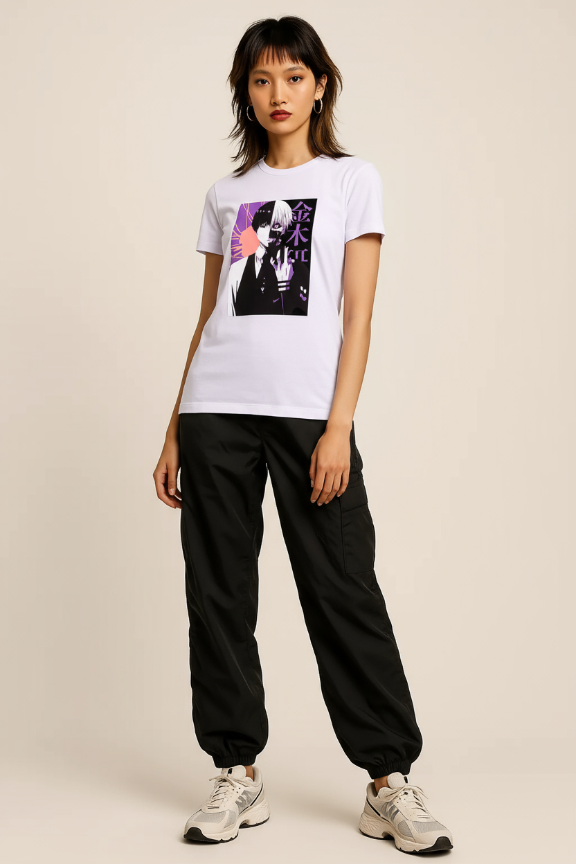 Kaneki Summer Street Tee White