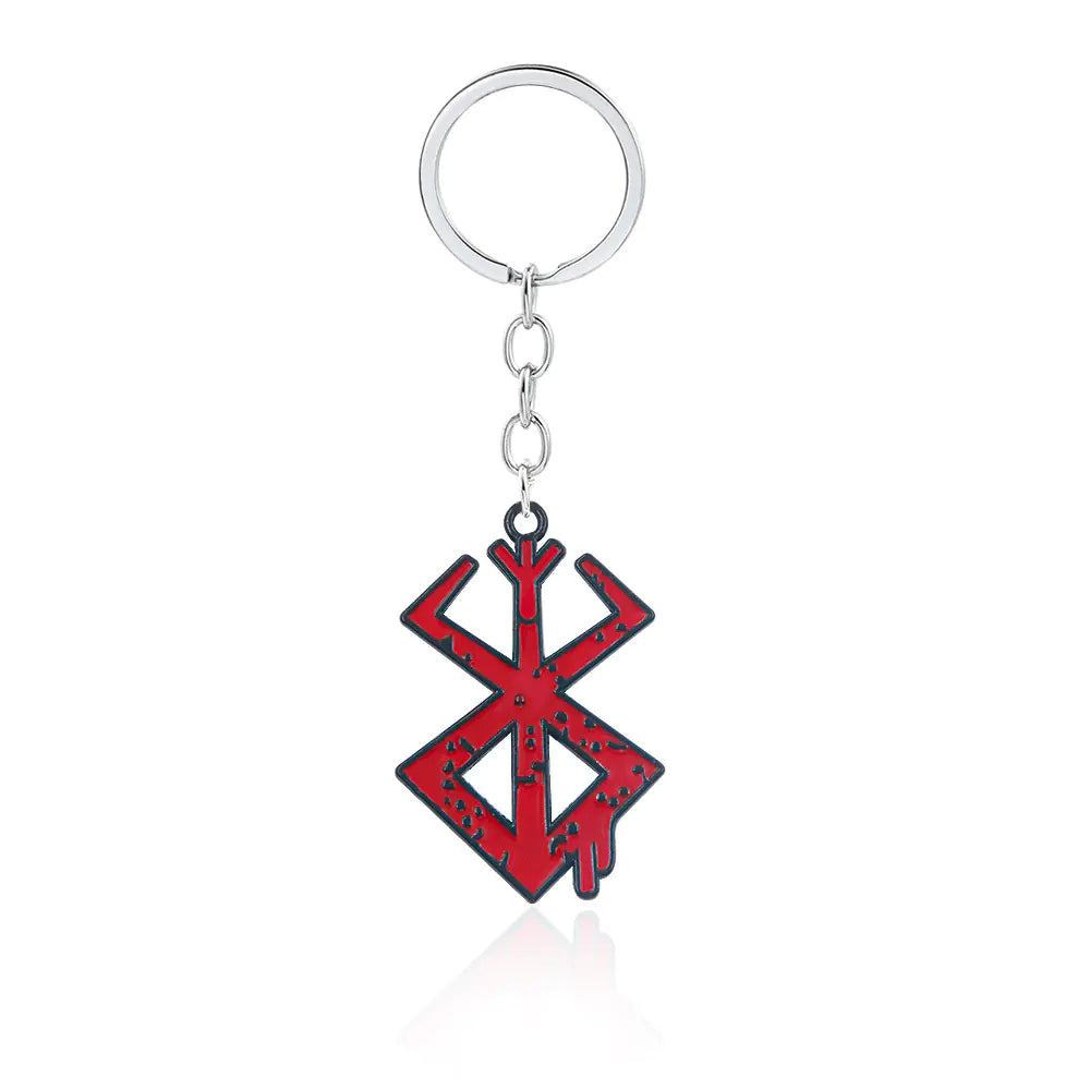 Windblade Pendant Keychain with red and black 