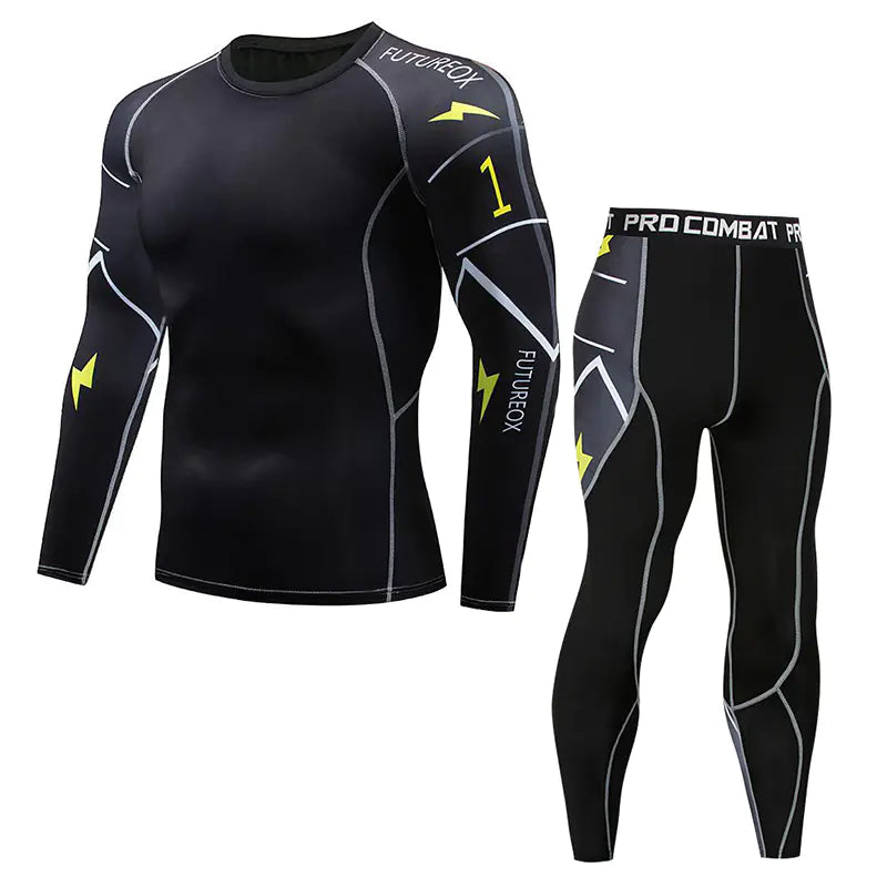 Long Sleeve Compression Shirt and pants