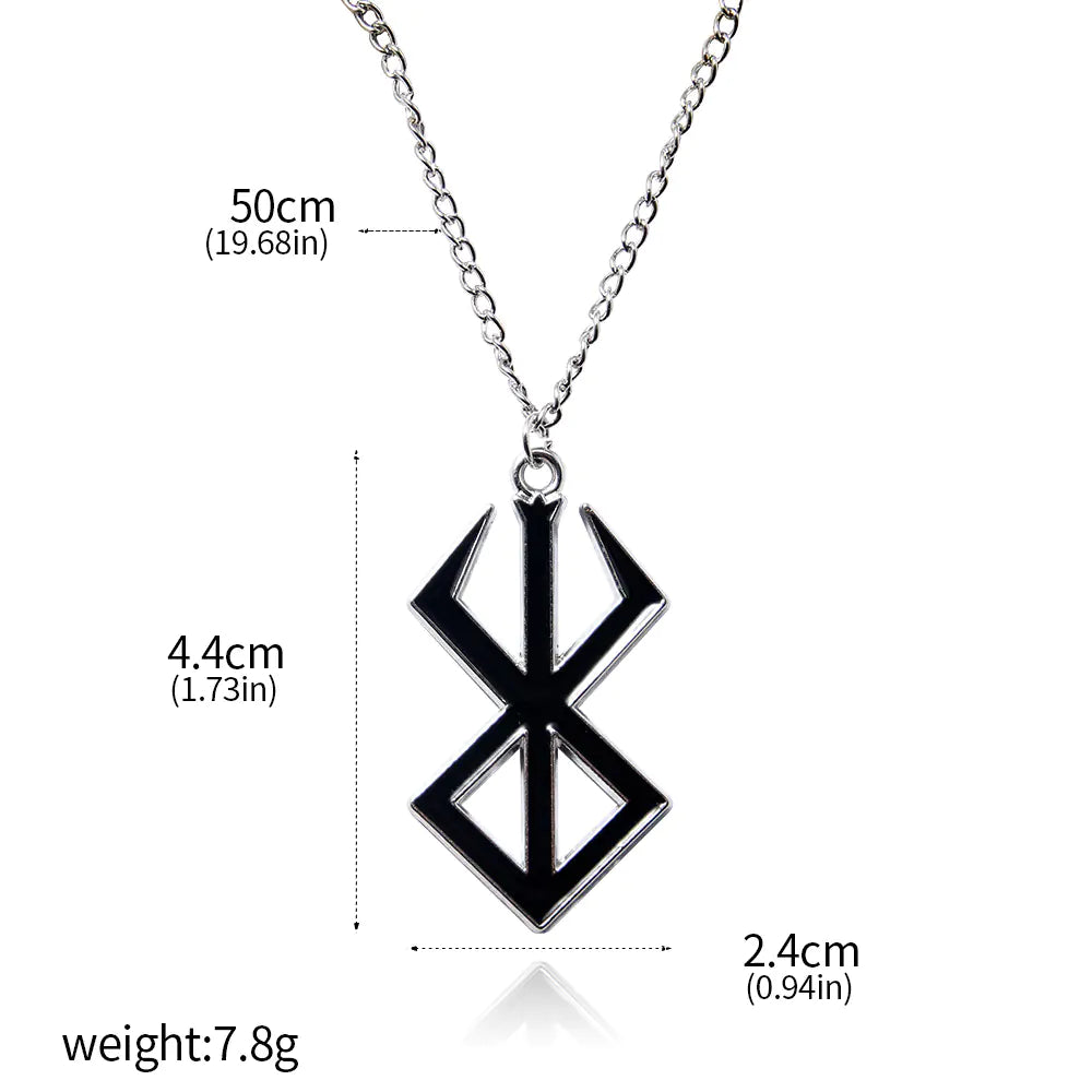  Windblade pendant showing measurements