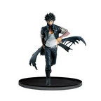 Matte Black Hero Figure PVC collectible figure full view – Shonen Realm Apparel - Action figure 