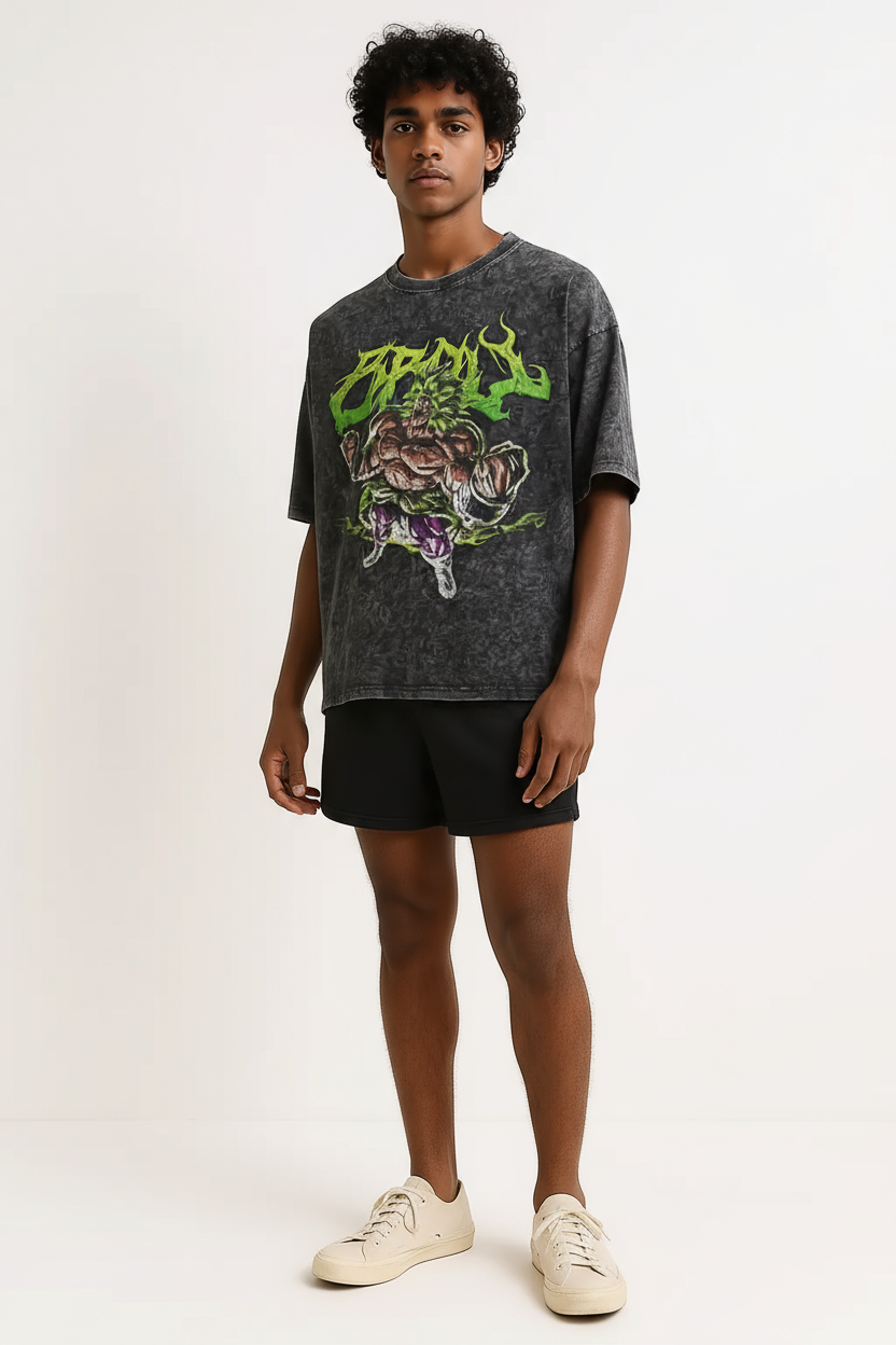 Rage Unleashed Anime-Inspired Streetwear T-Shirt