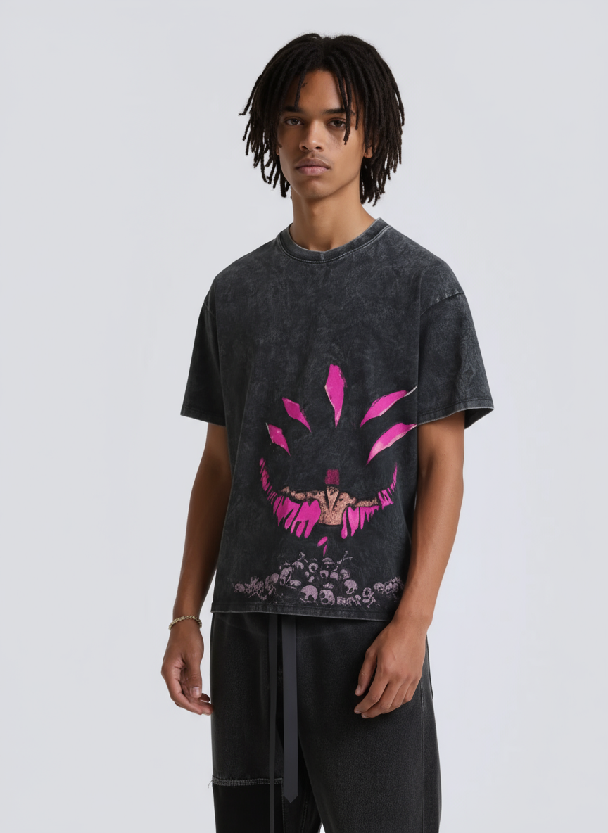 Reaper’s Descent Anime-Inspired Streetwear T-Shirt 