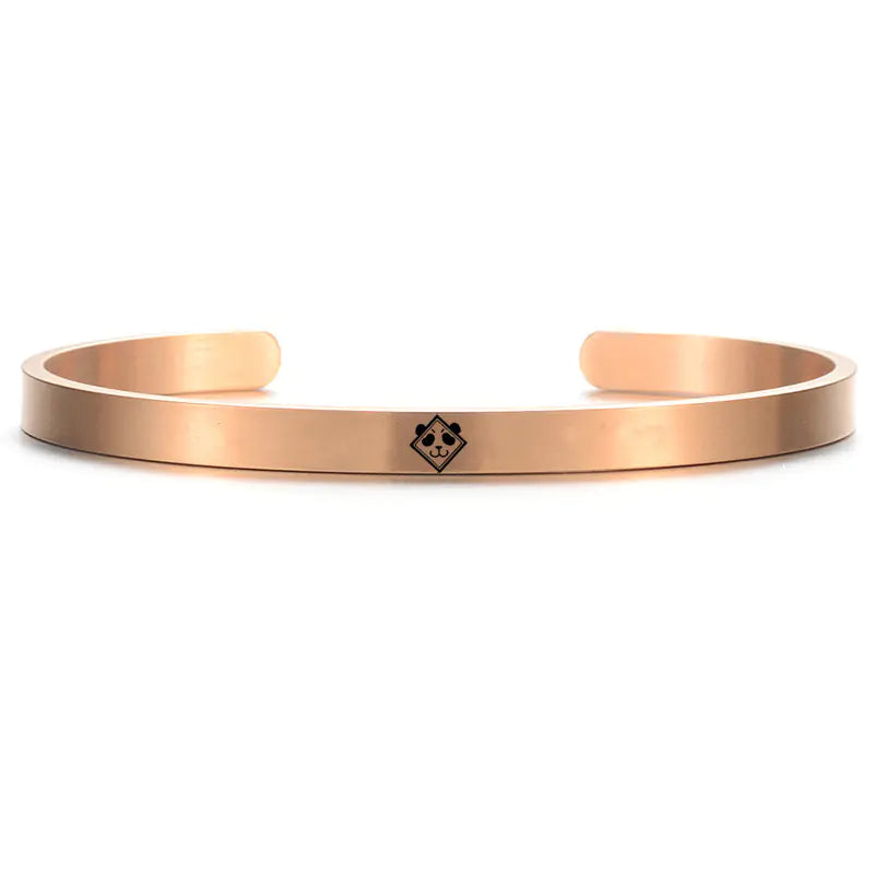 Gojo and Yuji Charm Bracelets Rose Gold