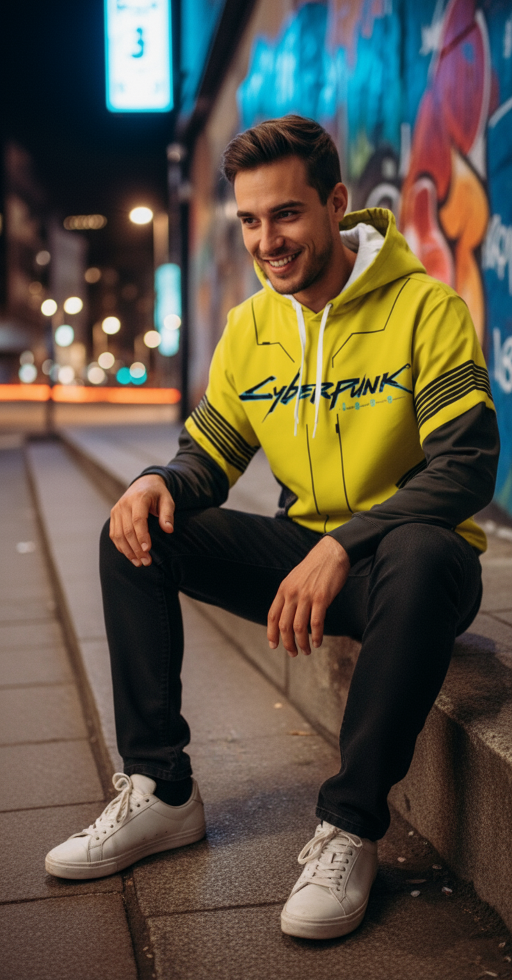 Samurai Hoodie – Night City Heat