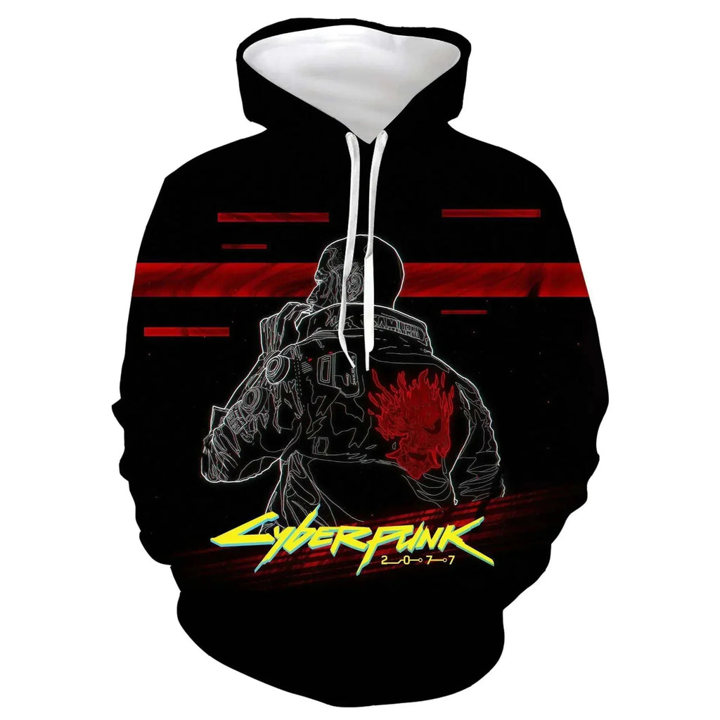 Samurai Hoodie – Night City Heat