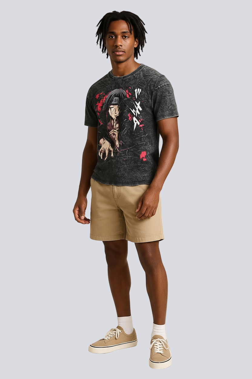 Shadow Rogue Anime Washed Tee 