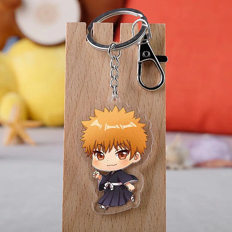 Soul Duo Acrylic Keychain Ichigo and Rukia acrylic keychain with a character design
