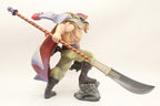 Shonen Realm Apparel One Piece Whitebeard Red Cloak collectible statue - Action figure with a large weapon 