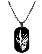 Shonen Realm Apparel Soul Slayer Mask Stainless Steel Necklace front view