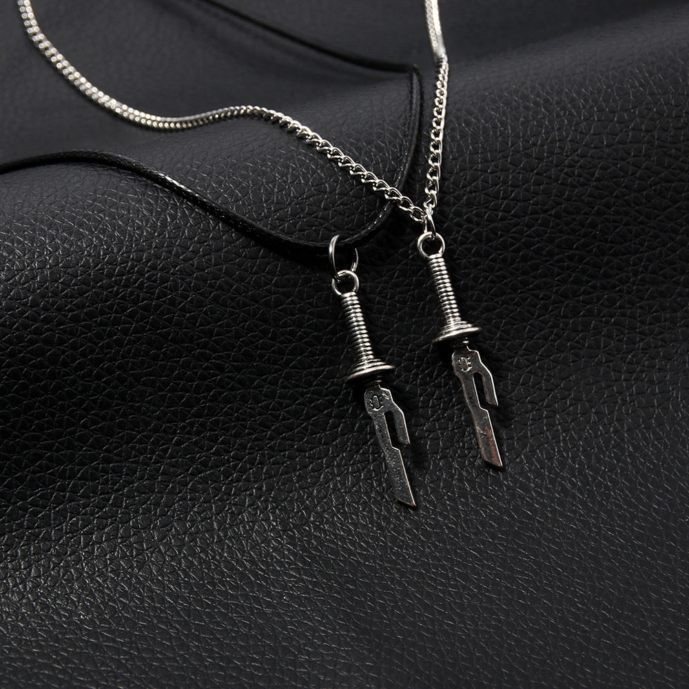 Shonen Realm Apparel anime jewelry with polished finish close-up