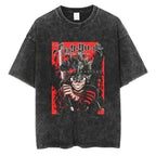 Black Grimoire Anime-Inspired Graphic T-Shirt