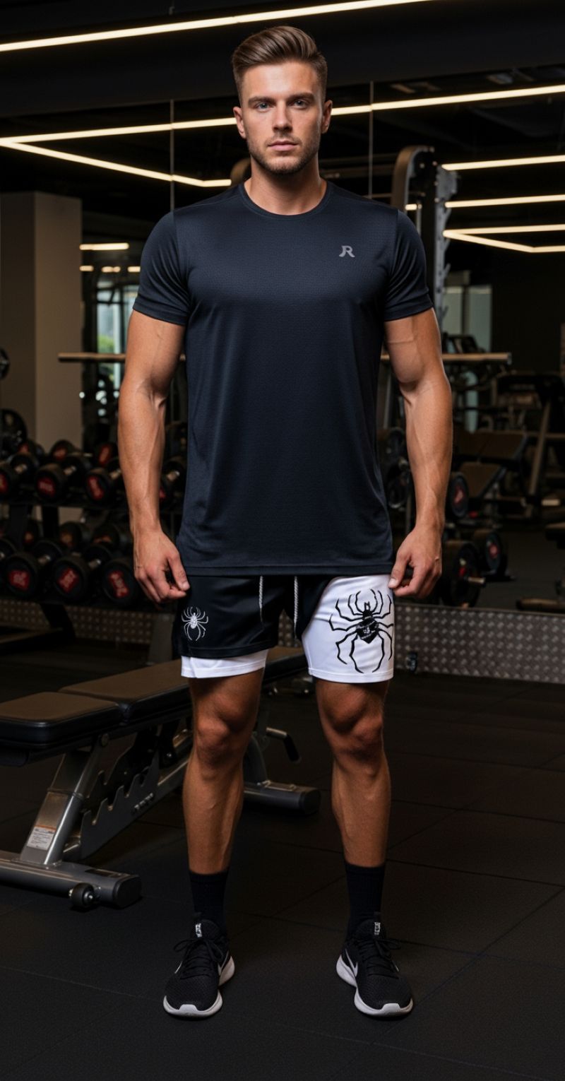 Shonen Realm Apparel breathable running shorts