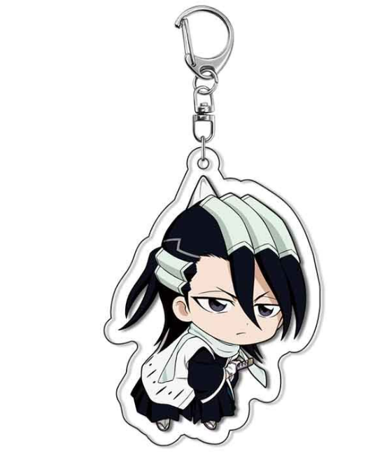 Bleach dripped keychain