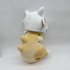 Cute Buddy Sleepy Plush - Side angle of sleeping - Plush toy with a white skull head 