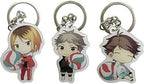 Haikyuu Character Keychain Volleyball anime character keychain close-up – Shonen Realm Apparel