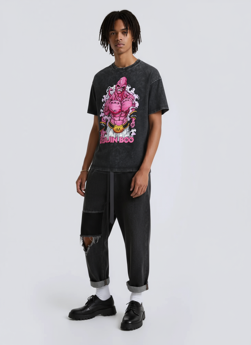 Washed Black Dragon Tee 
