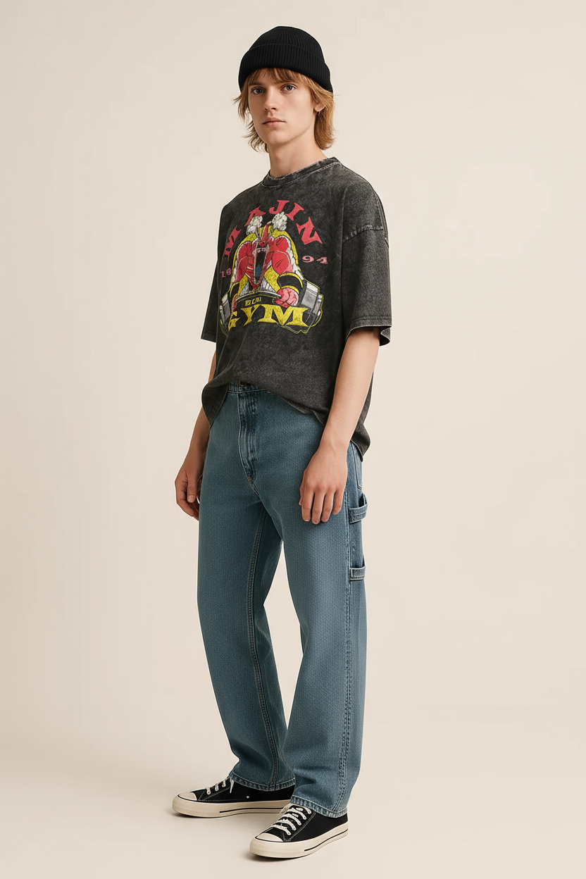 Washed Black Dragon Tee