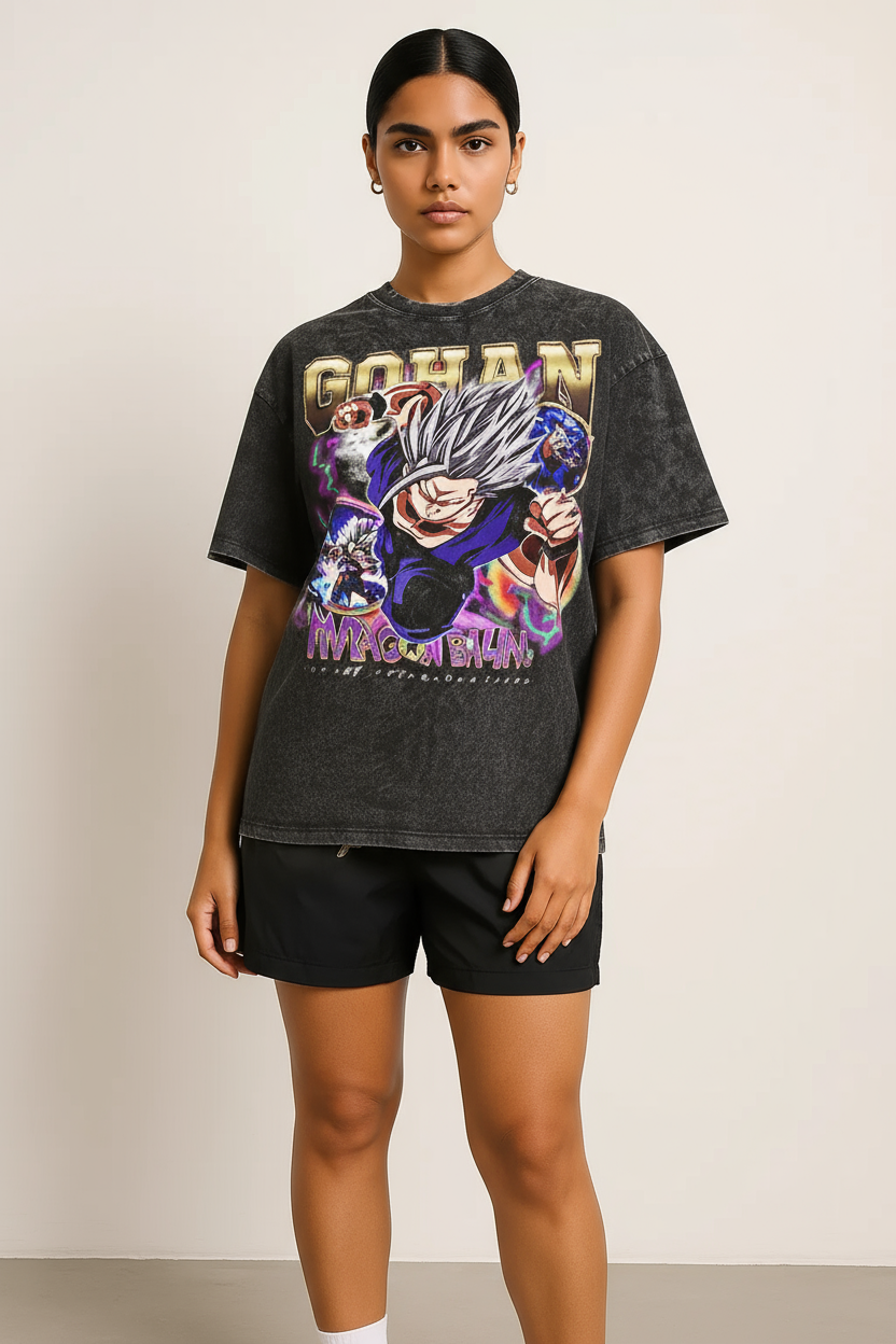 Washed Black Dragon Tee