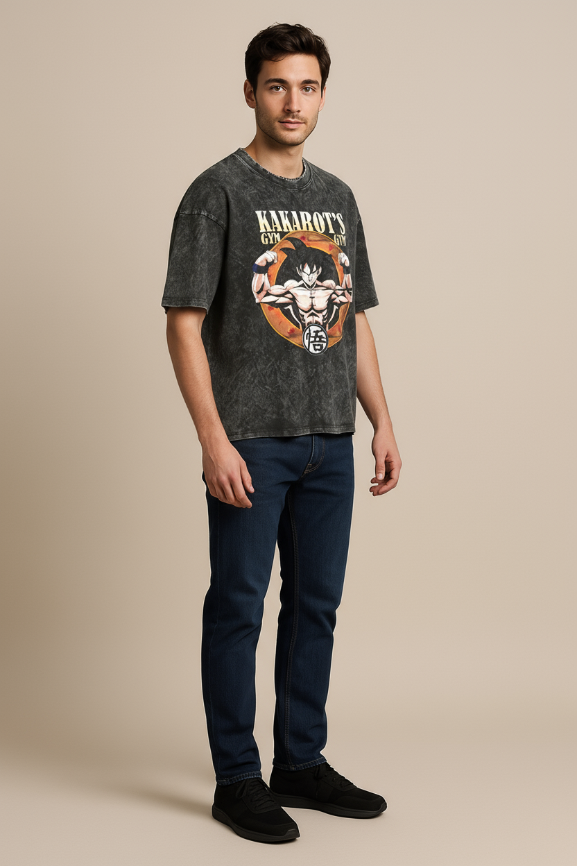 Washed Black Dragon Tee