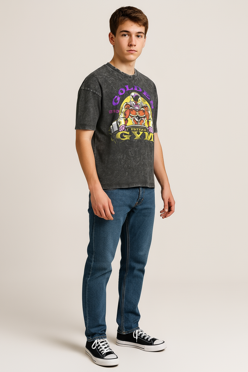 Washed Black Dragon Tee