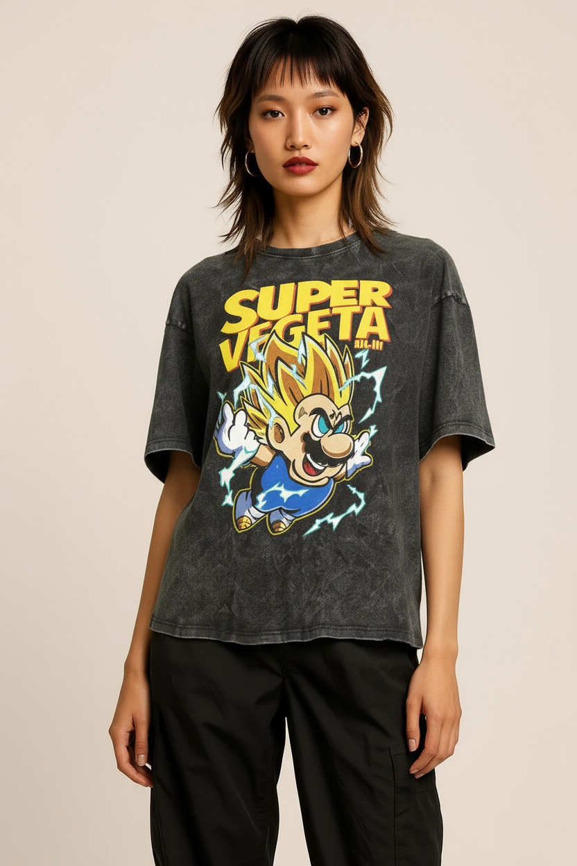 Washed Black Dragon Tee