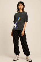 Washed Black Dragon Tee