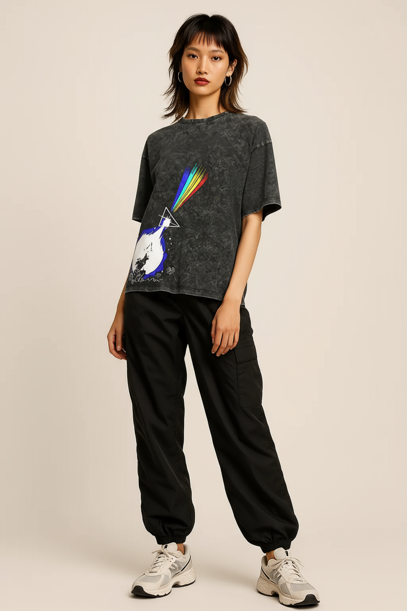 Washed Black Dragon Tee