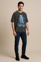 Washed Black Dragon Tee